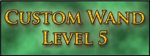 Custom Wizard Magic Wand Level 5