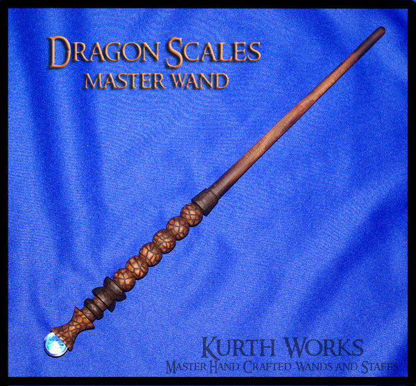 Dragon Scales Crystal Wizard Magic Wand