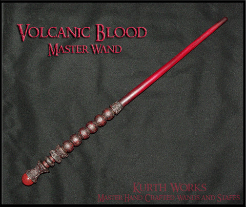 Volcanic Blood Wizard Magic Crystal Wand