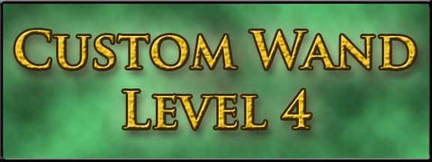 Custom Wizard Magic Wand Level 4