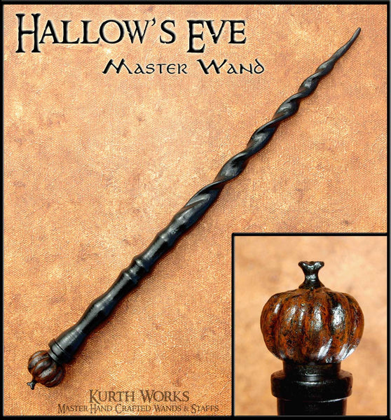 Hallows Eve Spiraled Wizard Magic Wand