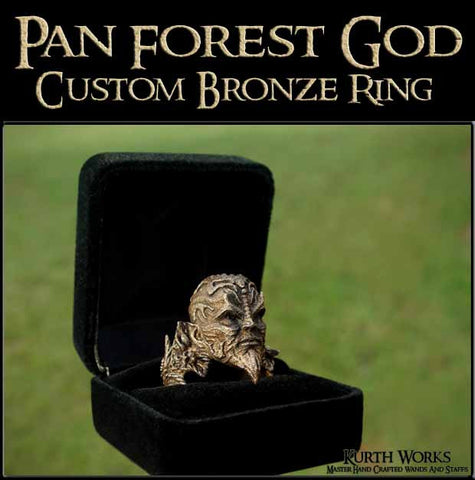 Copy of Pan Forest God Bronze Custom Ring 2