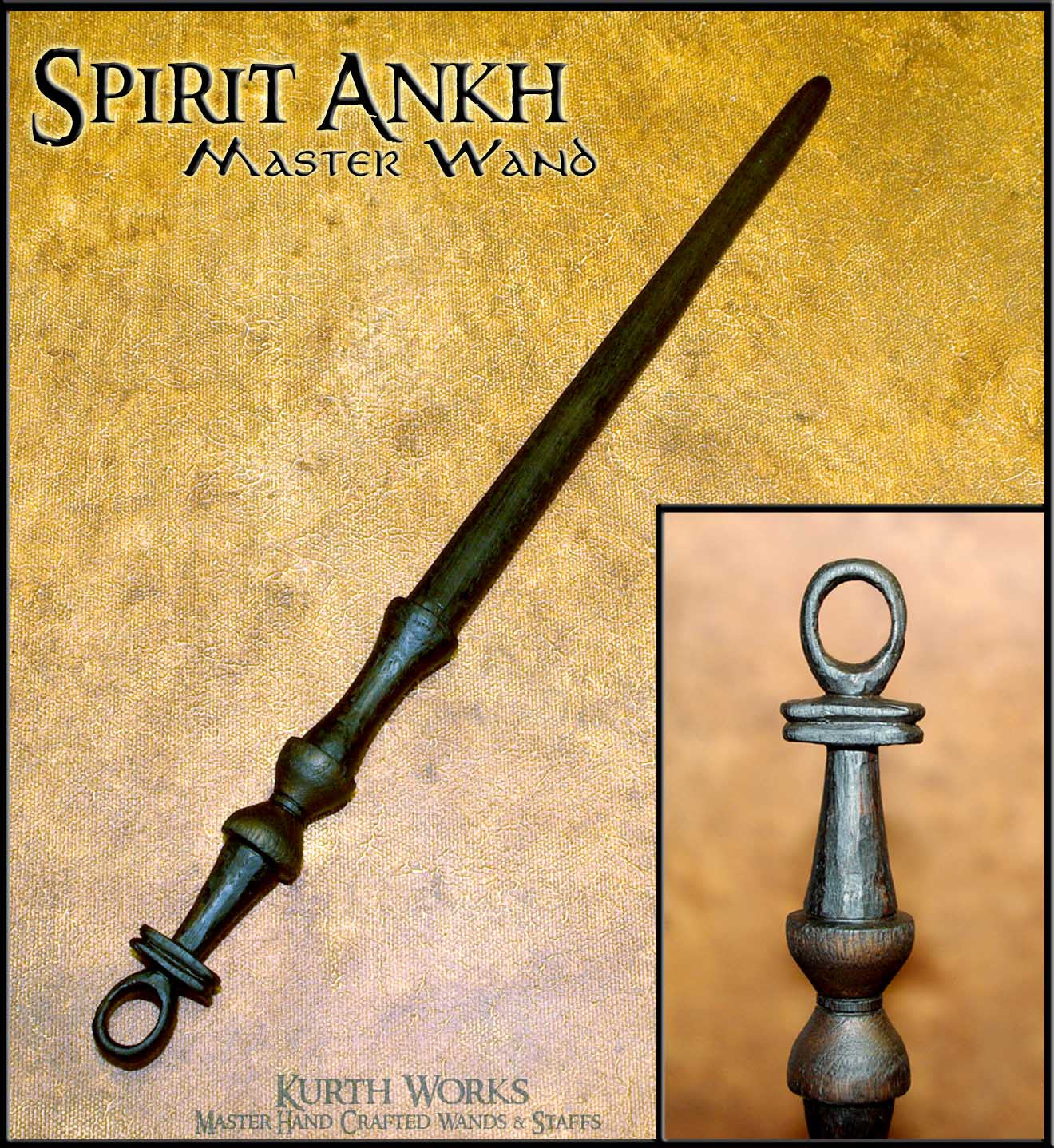 Spirit Ankh Wizard Magic Wand