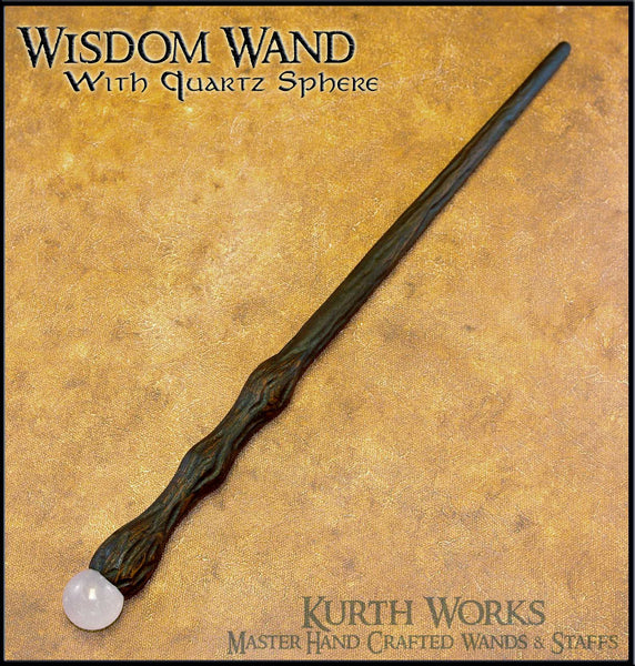 Wisdom Wizard Crystal Magic Wand