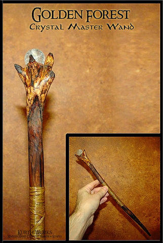Golden Forest Master Crystal Wand 1