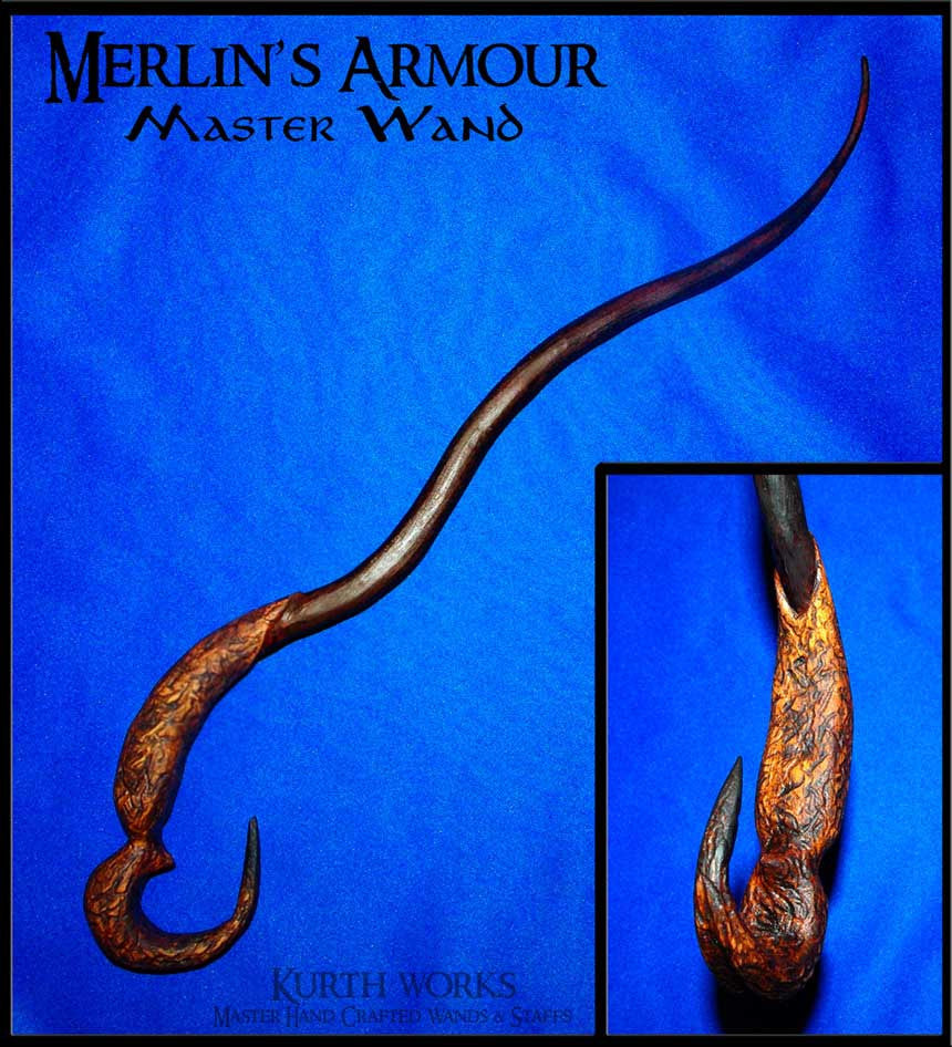 Merlin's Armour Wizard Magic Wand