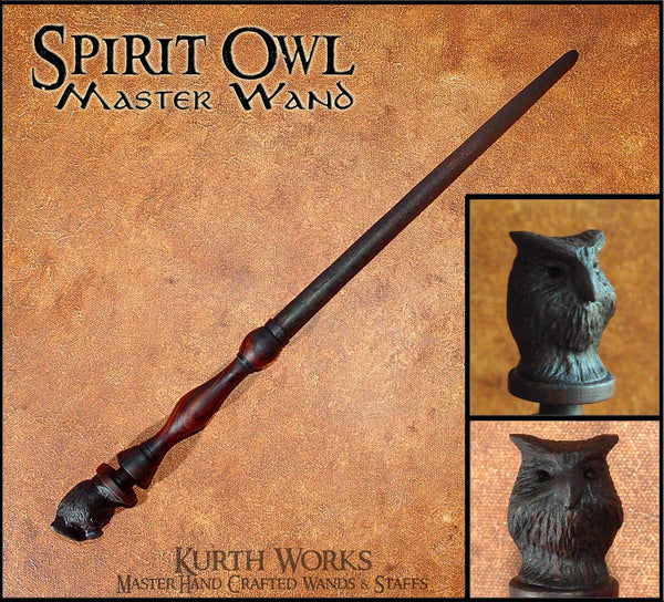 Spirit Owl Wizard Magic Wand